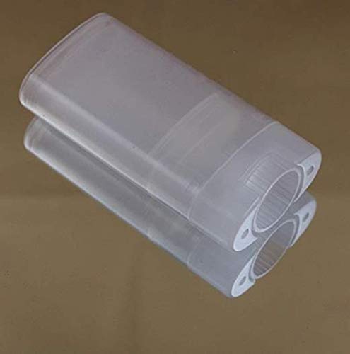 tupwel 15ML Transparent Empty Plastic Oval Deodorant Containers Lipstick Tubes Tube Bottles For Chapstick Homemade Lip Balm Crayon(10PCS) - Image 2