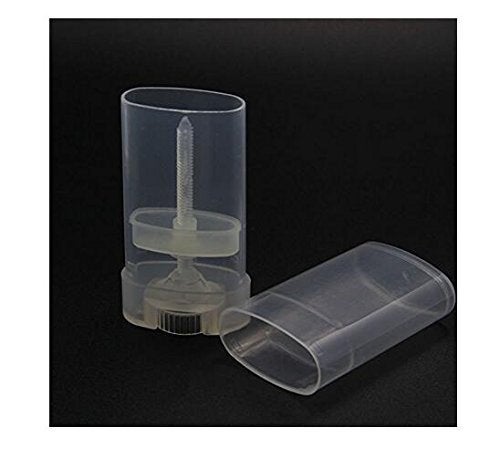 tupwel 15ML Transparent Empty Plastic Oval Deodorant Containers Lipstick Tubes Tube Bottles For Chapstick Homemade Lip Balm Crayon(10PCS) - Image 3