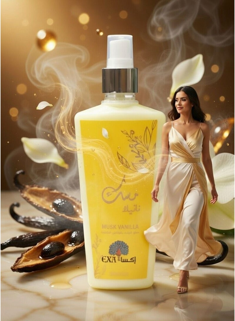 EXA Musk Vanilla Body and Sensitive Areas Freshener 200ml - Image 5