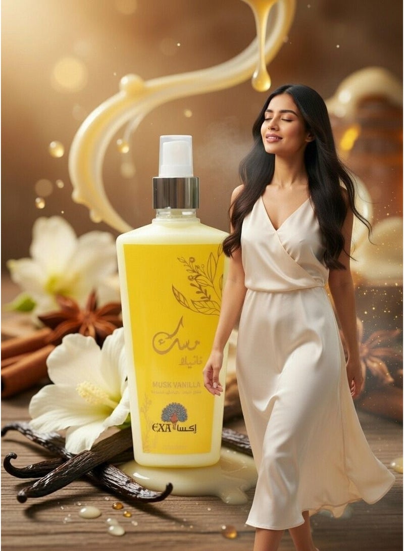 EXA Musk Vanilla Body and Sensitive Areas Freshener 200ml - Image 4
