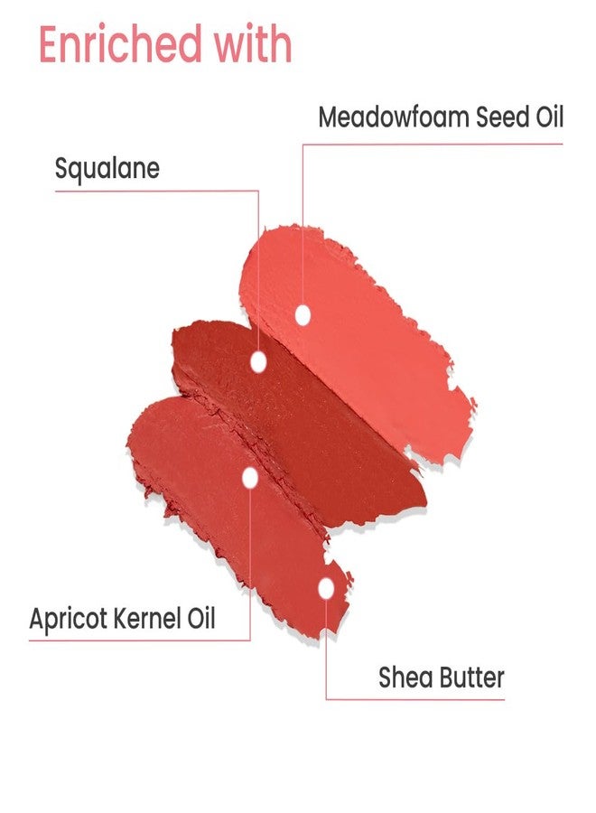 Earth Rhythm Silk Set Go 3-in-1 Lip & Cheek Tint, Long Lasting Flawless Finish, Super Hydrating, Travel Friendly (Satin Nude) - Image 4