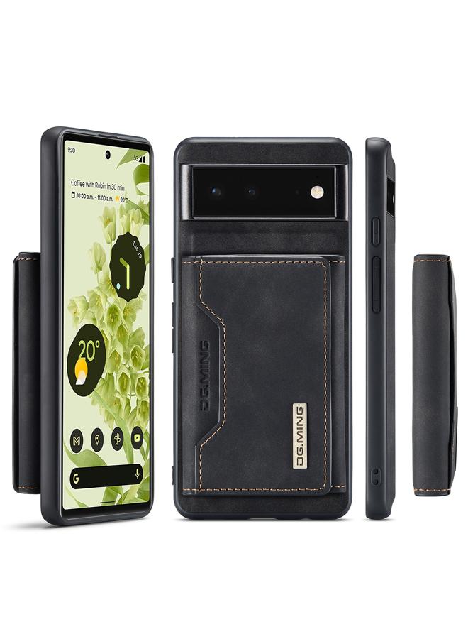 Dg مينغ جراب لهاتف Google Pixel 6 M2 Series مزود بحقيبة بطاقات متعددة قابلة للطي + جراب هاتف مغناطيسي - Image 2
