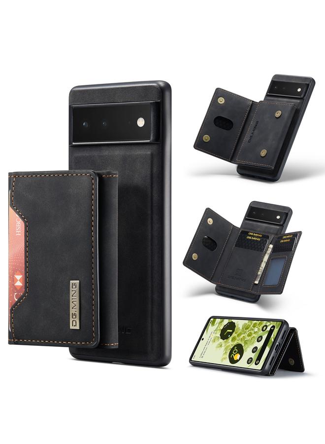 Dg مينغ جراب لهاتف Google Pixel 6 M2 Series مزود بحقيبة بطاقات متعددة قابلة للطي + جراب هاتف مغناطيسي - Image 1