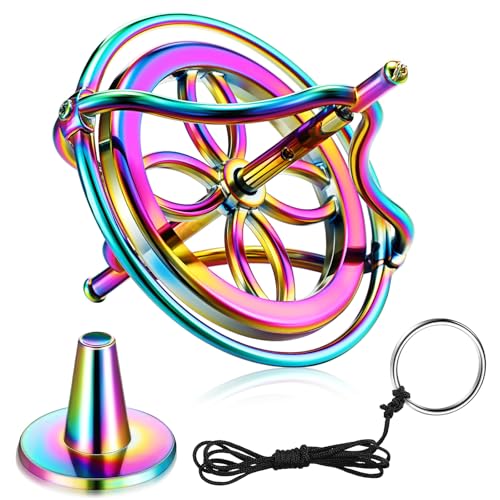 Norme Gyroscope Toy Metal Anti Rotating Desk Gyroscope Flying Motion Balance Physics Toy for Girls Boys Adult Birthday - Image 1