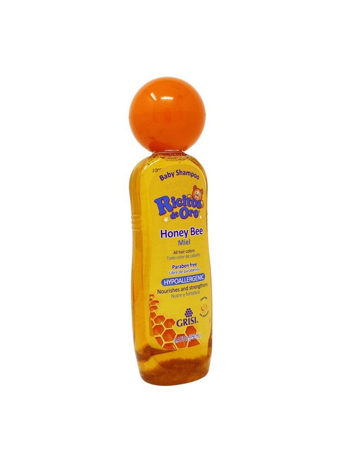 Ricitos de Oro Honey Bee Ricitos de Oro Shampoo| Baby Shampoo with Pop-Up Rattle Cap, Paraben Free Product for Baby’s Delicate Hair; 8.4 Fl Ounces  - Image 2