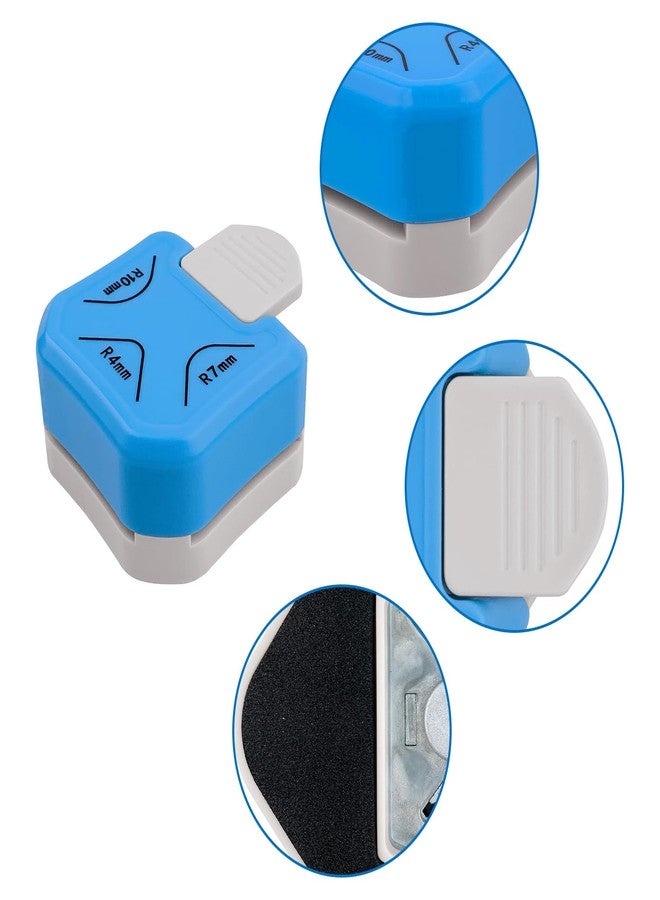 YOLCAR 3 in 1 Corner Rounder Punch, R4mm/R7mm/R10mm Corner Punches for Cardstock, Laminate, Paper Crafts and DIY Projects, Suitable for Scrapbooking and Photo Corners - Image 5