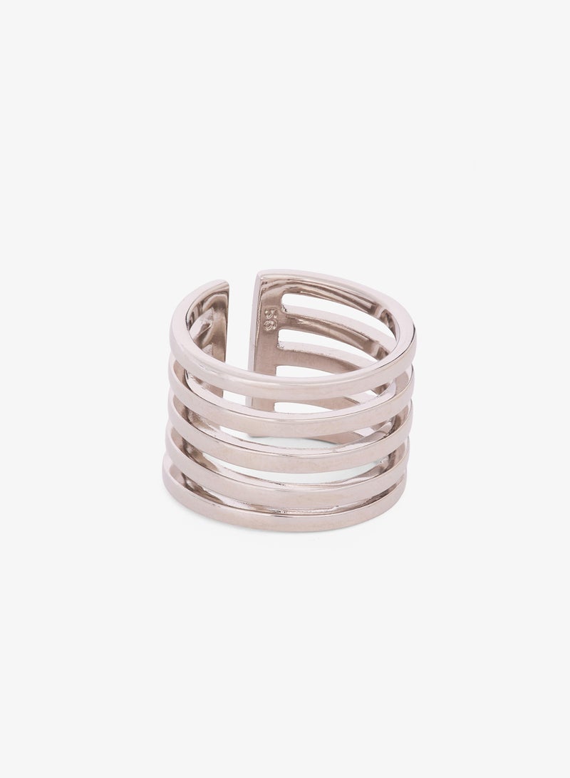 GUESS Multi Bar Ring - Image 1