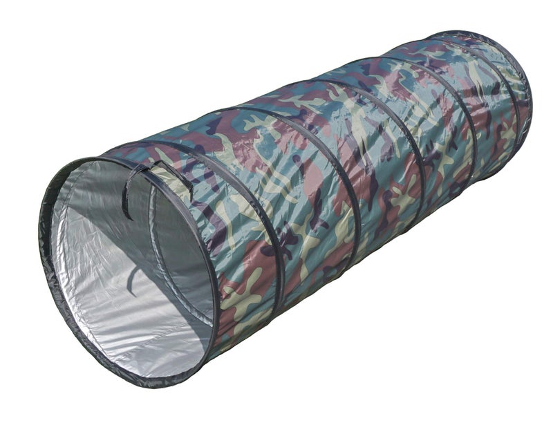 NARMAY Play Tunnel Camouflage Pop Up Tunnel for Kids IndoorOutdoor Fun 19dia 60L inch