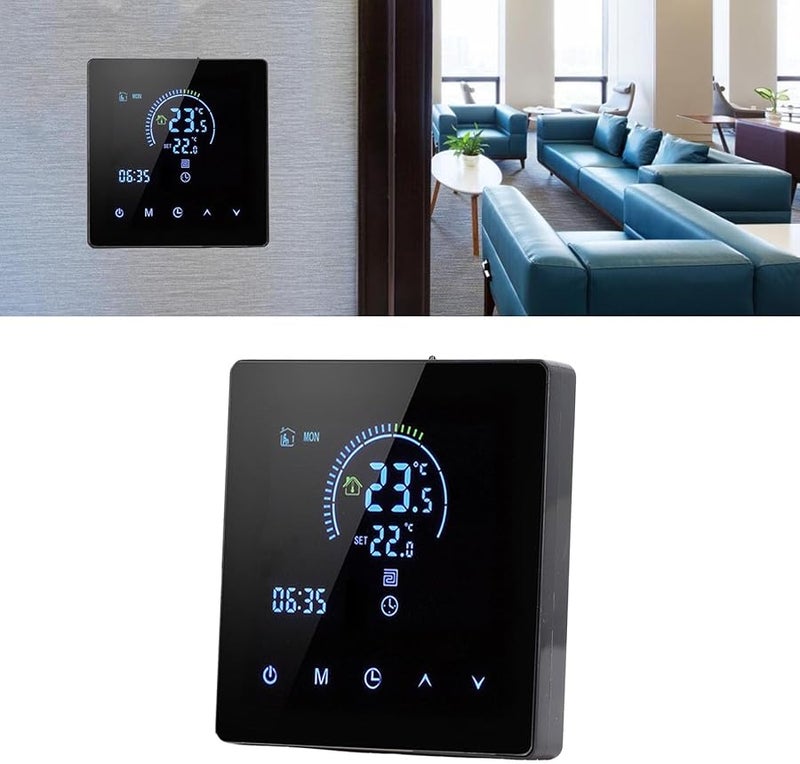 Smart Thermostat WiFi Black Type 1 Touch Color Screen Boiler Controller Energy Saving - Image 4