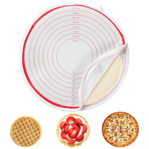 Elegaperma Pie Crust Bags for Rolling Out Pie Crust Bag with Zipper 411 Size Zippered Pies Crusts Rolling Bag Non Stick Reusablefor Pizza Cookies  Bread Making - Image 1