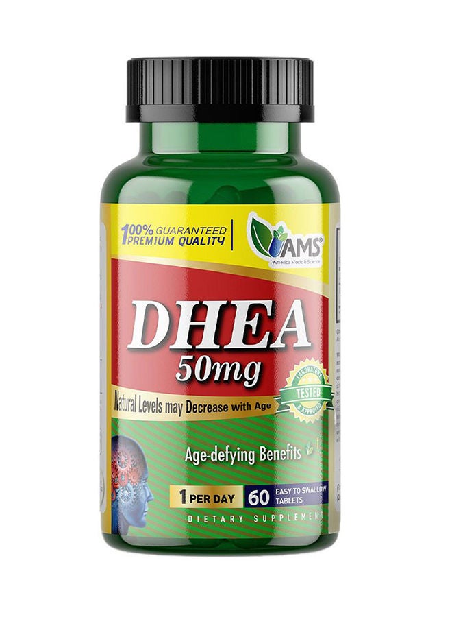AMS DHEA 50 mg Tablets 60's - Image 1