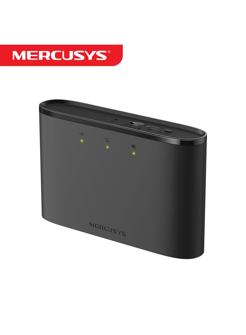 ميركوسيس واي فاي محمول 4G LTE | سرعات 4G تصل إلى 150 ميجابت في الثانية | الاتصال بما يصل إلى 10 أجهزة | بطارية 2200 مللي أمبير | بطاقة SIM قابلة للتوصيل والتشغيل | تحكم سهل عبر التطبيق (MT110) - Image 1