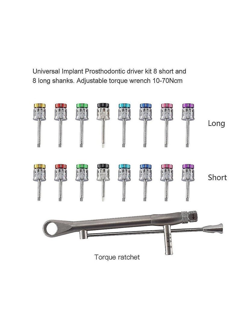 BIONEX Universal Torque Ratchet Screwdrivers wrench Prosthetic Kit  - Image 3