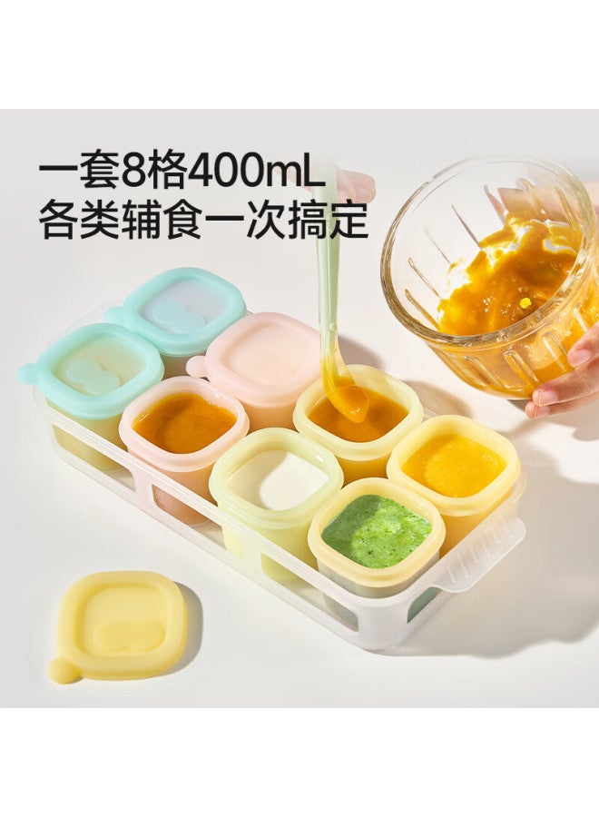 Plodon Silicone Compartment Food Storage Container For Baby Puree, Freezer Tray, Infant Food Storage Organizer With Individual Ice Cube Trays - Image 5