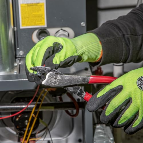 Klein Tools 1005 Cutting / Crimping Tool, Made in USA, Cutter / Crimper for 10-22 AWG Terminals and Connectors, Terminal Crimper for Insulated and Non-Insulated Terminals - Image 4