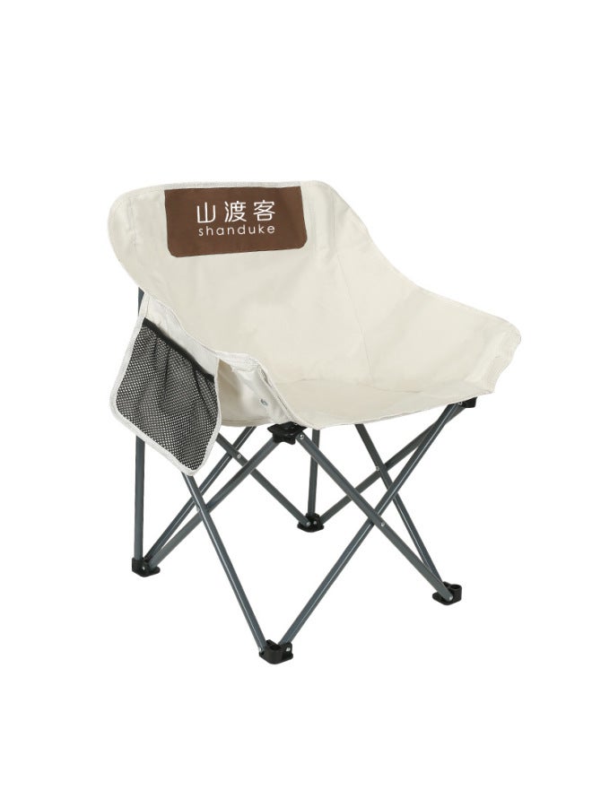 general Moon Chair Outdoor Folding Chair Portable Fishing Chair Director Chair Backrest Chair Camping Gear Comfortable - Image 5