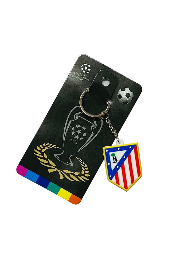 Generic Football Club World Cup Keychain Real Madrid/Brazil/Argentina/Germany/Barcelona/Juve Keychain Accessory Pendant Bag Chain Car Keychain Creative Gift for Unisex 