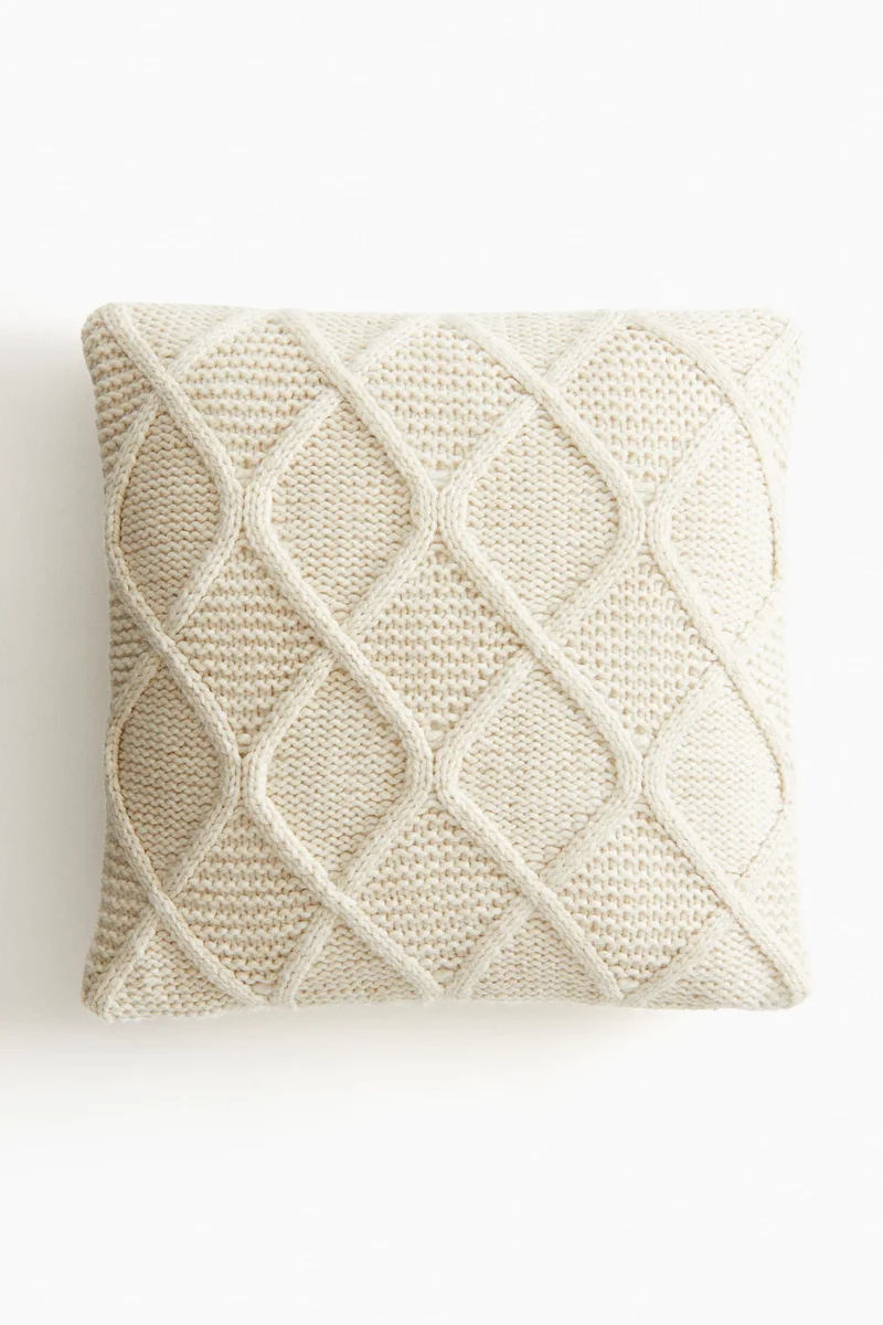 H&M Knitted cushion cover