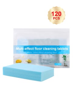 120 Count Floor Cleaner Disinfectant  Multi-Surface Cleaner for Mopping Floors Suitable for Non-Stubborn Stains Multi-Purpose Cleaning Tablets （Pack of 4, 30 Count For Each）