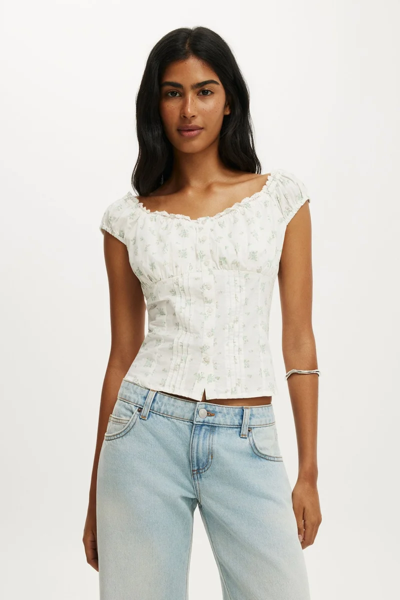 Cotton On JAMIE OFF SHOULDER TOP