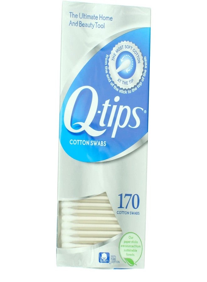 Q-TIps Cotton Swabs 170 Count (Pack of 3) - Image 2