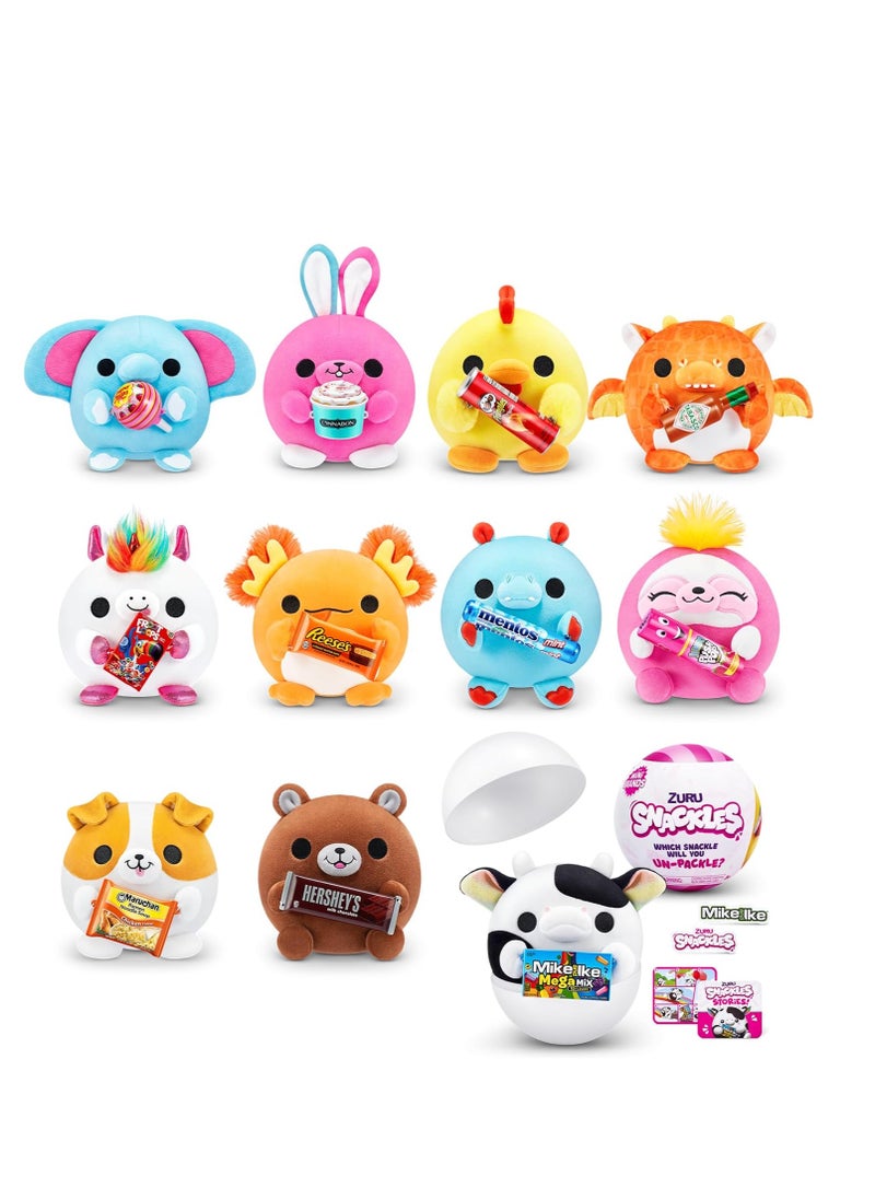 ZURU - Snackles Series 1 - Small, Surprise Small Plush, Ultra Soft Plush, Cuddly Squishy Comfort, 14 cm, Plush with License Snack Brand Accessory, Ages 3+ (Small) - Image 1
