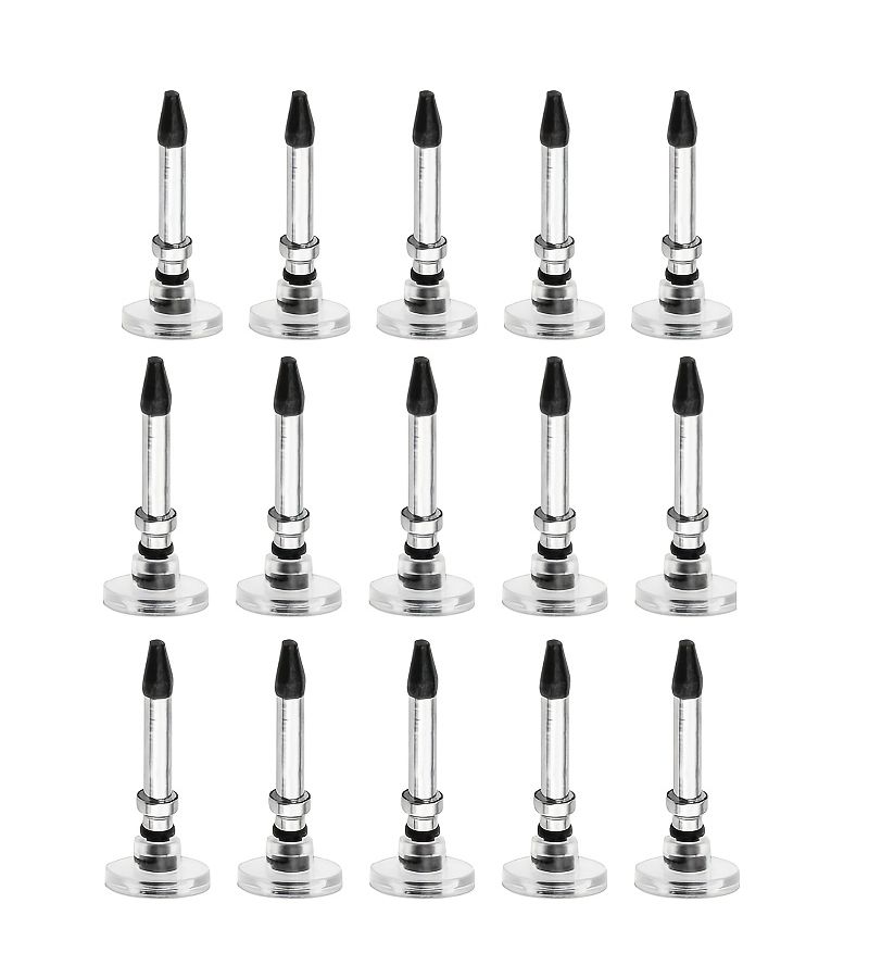 8 Pcs Universal Silvery Stylus Disc Tips Precision Silicone Nibs For Phones Tablets - Image 2