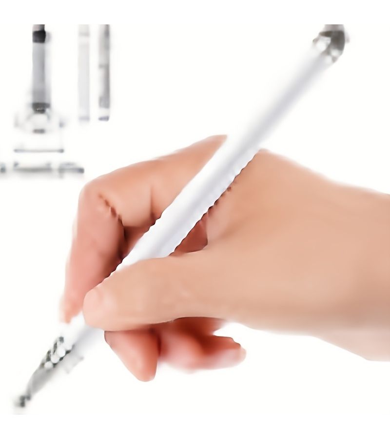 8 Pcs Universal Silvery Stylus Disc Tips Precision Silicone Nibs For Phones Tablets - Image 5