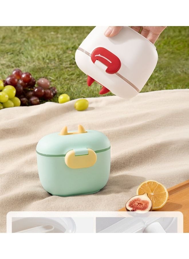 TEN-M JOURNEY - Baby Formula Dispenser with Scoop and Leveler Portable Storage Formula Containers for Travel Non-Spill Smart Baby Milk Powder Formula Dispenser for Fruits Snacks Nuts BPA Free Green - Image 1
