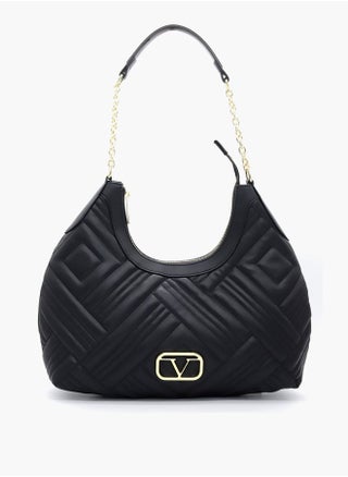 Quilted Shoulder Bag with Chain Handle and Zip Closure - pzsku/ZA158DFFAF6966784BD3EZ/45/1746217484/08e21e33-5da8-4258-9ed7-0366a703019b