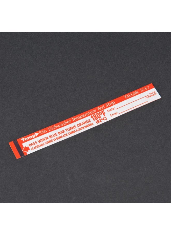 Taylor - Taylor Precision TempRite 180° F Dishwasher Temp Strip - Pack = 25 - Image 1