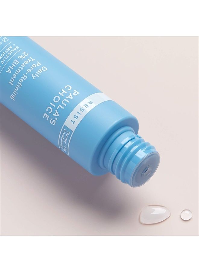 PAULA'S CHOICE RESIST Daily Pore-Refining Treatment 2% BHA with Salicylic & Hyaluronic Acid, Blackheads & Large Pore Exfoliant, Oily Skin, 3 Ounce - Image 2