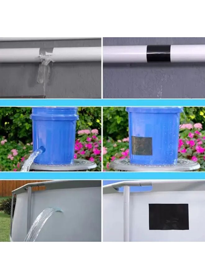 شريط إصلاح مانع التسرب الأسود فائق القوة 1 5 متر شريط عازل للأنابيب لاصق - Image 5