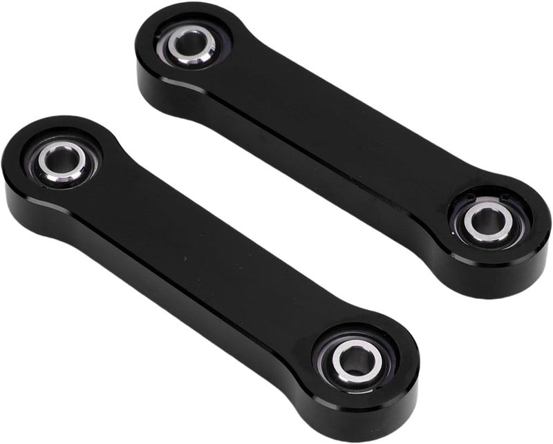 Tbest Motorcycle Sway Bar End Links High Strength Aluminum Alloy Stabilizer Kit Replacement for Ryker 600 900 Rally Sport (Black) - Image 2