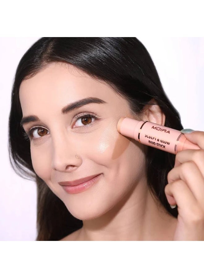 Moira Sculpt & Glow Duo Stick 300 Cool for Summer - Image 3