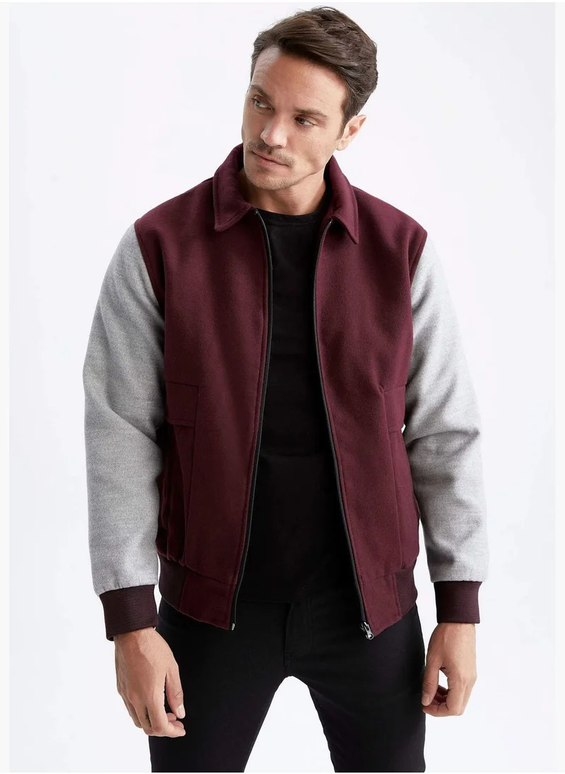 DeFacto Man Oversize Fit Shirt Neck Jacket