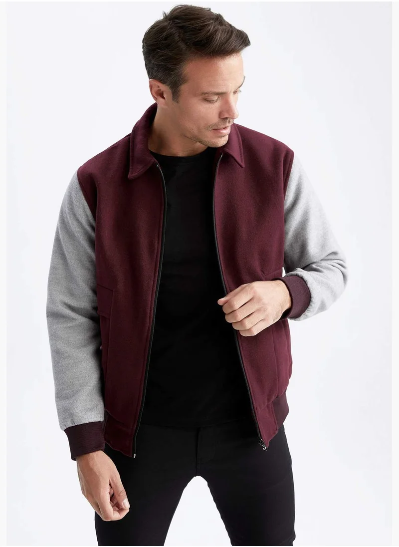 DeFacto Man Oversize Fit Shirt Neck Jacket
