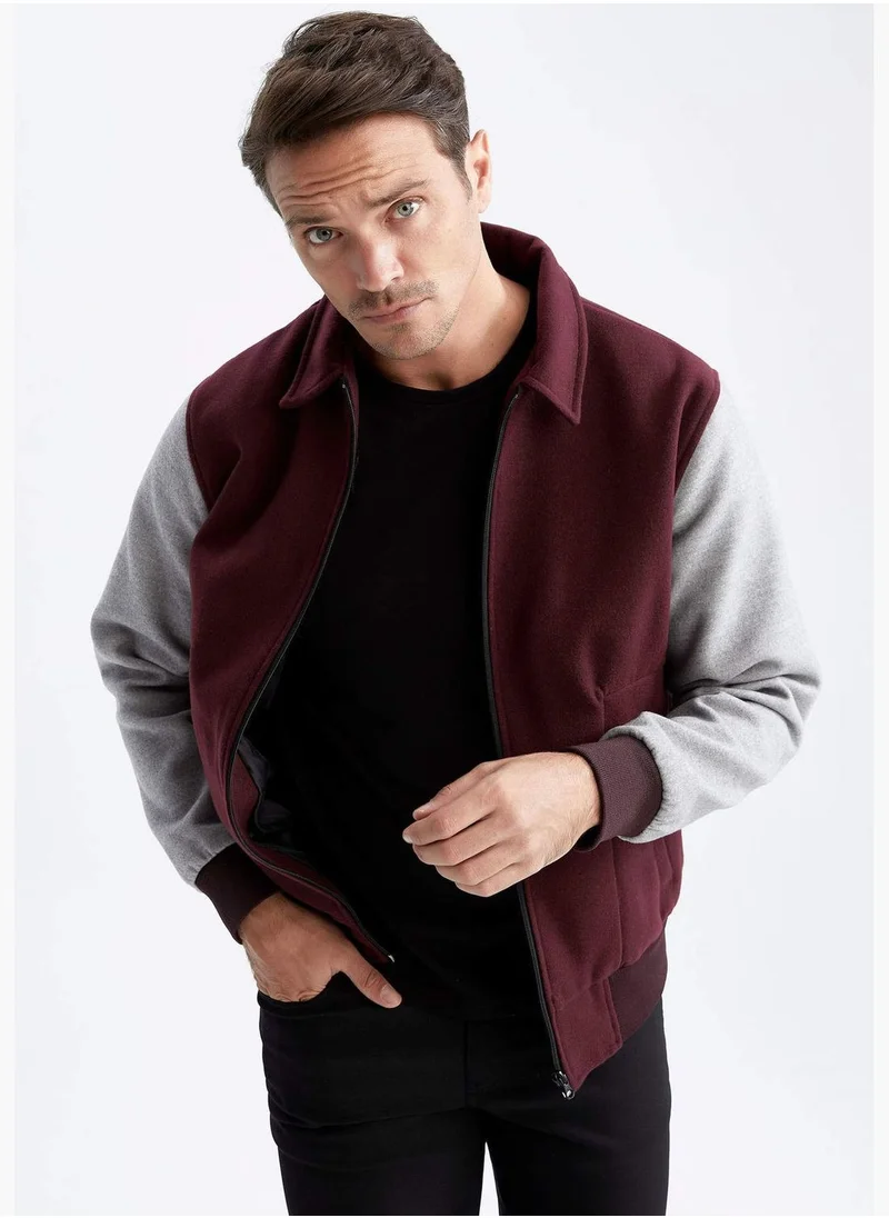 DeFacto Man Oversize Fit Shirt Neck Jacket