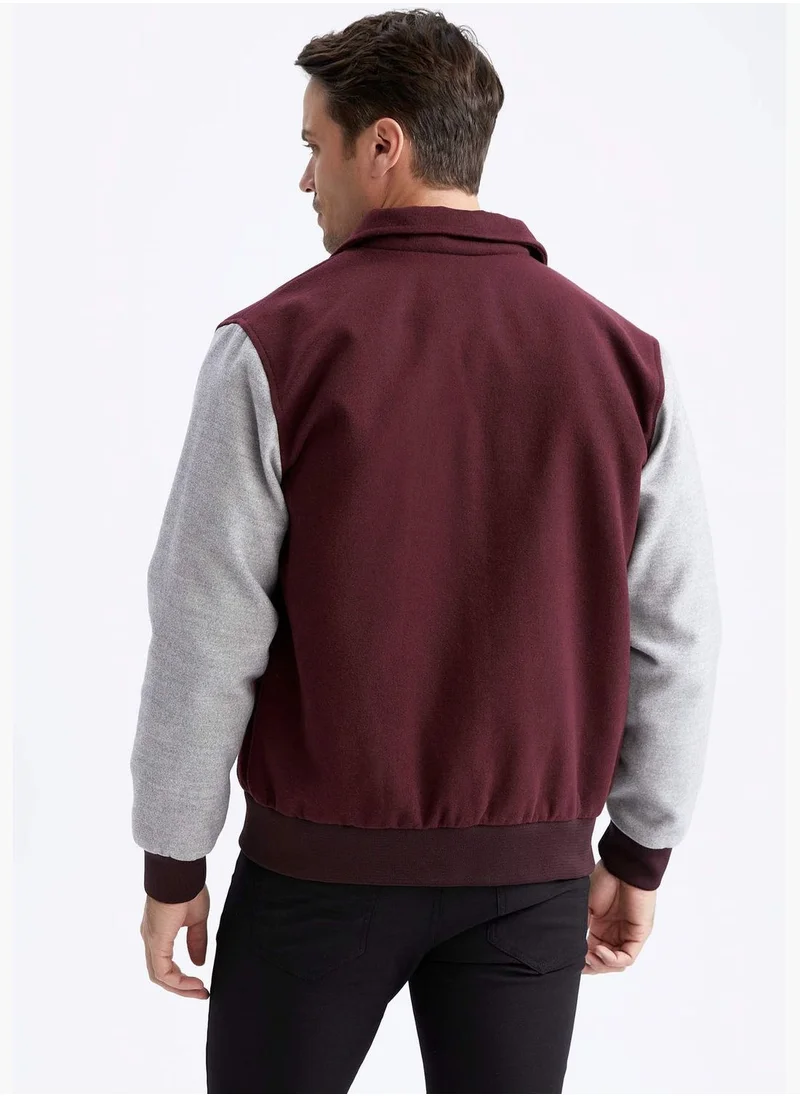 DeFacto Man Oversize Fit Shirt Neck Jacket