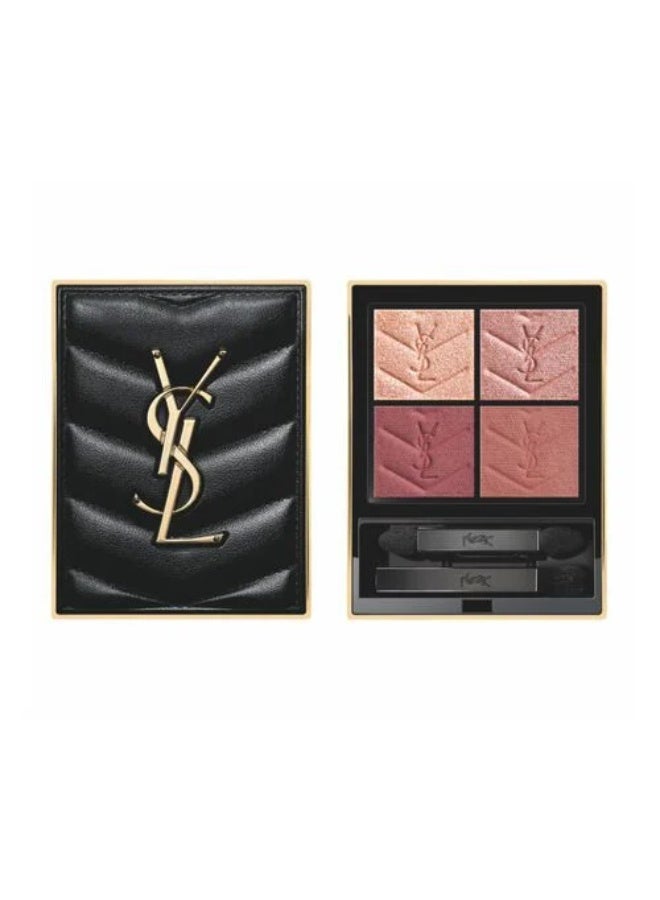 Yves Saint Laurent YSL Couture Mini Clutch Quad Eyeshadow Palette 500 Medina Glow – Luxury Eyeshadow Palette, Warm Gold Matte & Shimmer Shades, Highly Pigmented, Long-Lasting & Blendable - Image 1