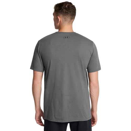 Under Armour Men's Global Foundation Short Sleeve T Shirt, (028) Castlerock / / Black, X-Large - Image 2