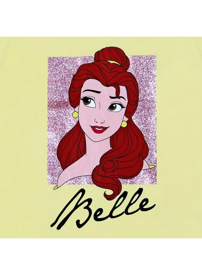 Disney  Disney Princess Belle  Girl's Short Sleeve T-Shirt for Women | Best Price UAE