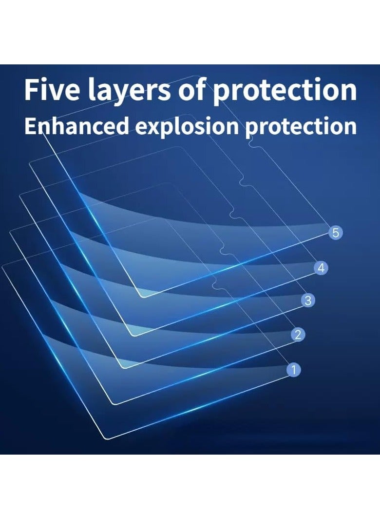 عام 2 حزم خفف زجاج عليه طبقة غشاء رقيقة لهواوي ماتي الوسادة سي 11（2024 Protector واقي للشاشة ، حماية العين لهب مكافحة بصمات الأصابع هد واضح اللوحي واقي للشاشة فيلم - Image 2