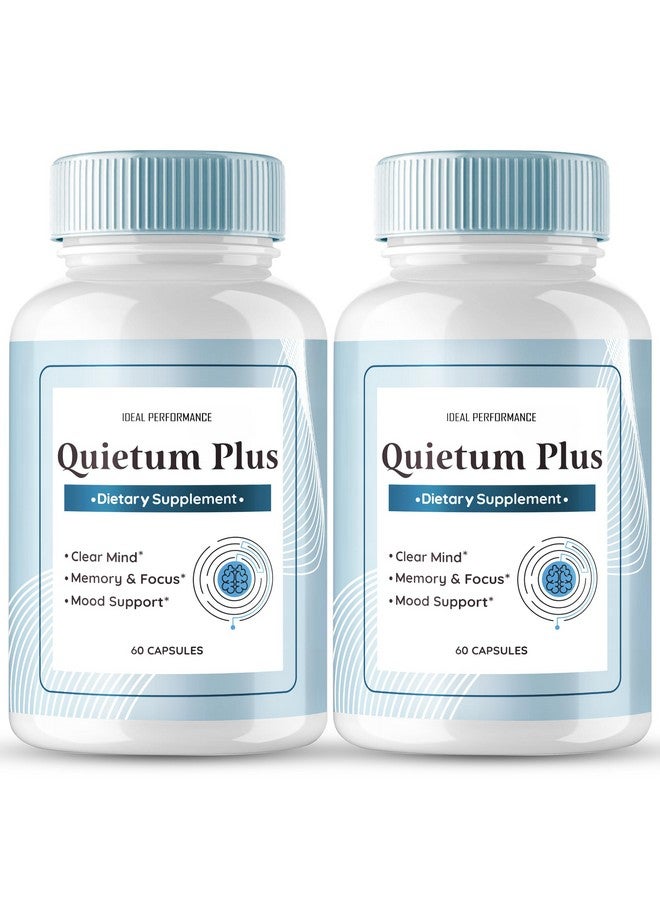 IDEAL PERFORMANCE Quietum Plus Tinnitus Relief for Ringing Ears, Official Quietum Plus Tinnitus Relief Original Supplement Pills, Ring Clear Advanced Formula for Healthy Ear, QuietumPlus Reviews (2 Pack)  - Image 1