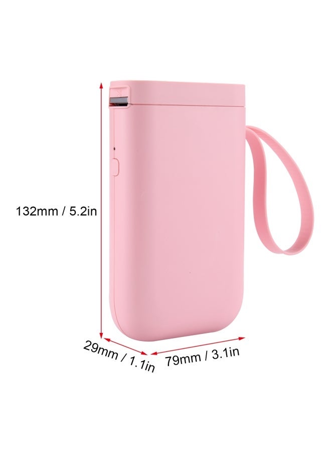 Portable Wireless Thermal Label Printer Pink - Image 2