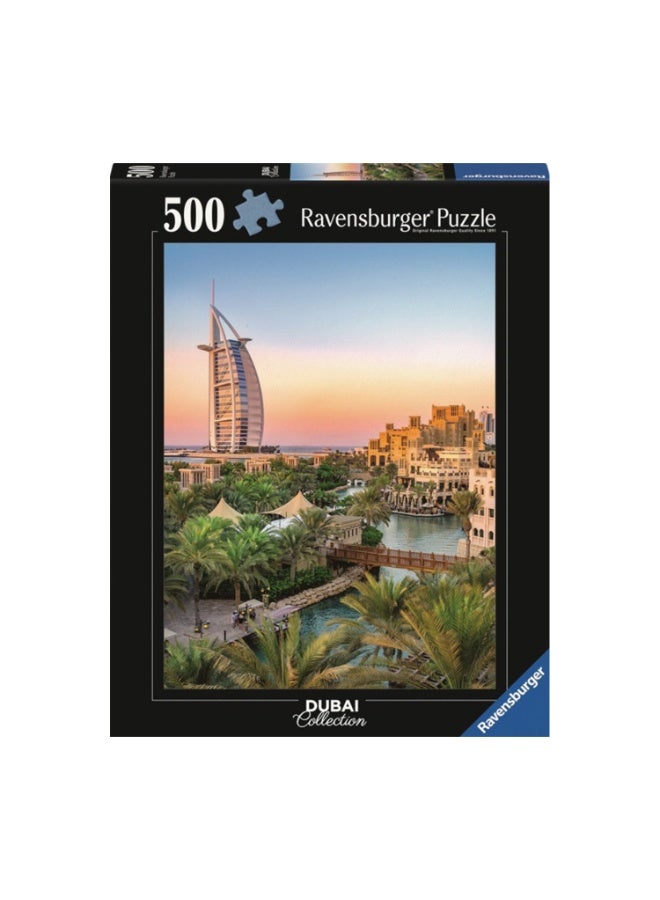 Ravensburger Dubai City 500 Piece Jigsaw Puzzle â€“ Premium Quality Puzzle for Adults and Teens, Softclick Precision Fit, Detailed Dubai Cityscape Artwork, Relaxing Indoor Activity and Gift Idea | 12001746-2 - Image 1