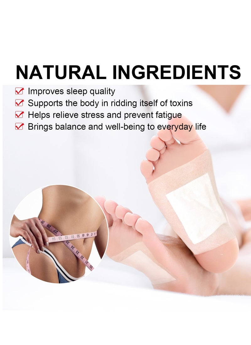 EELHOE Ginger Deep Cleansing Foot Patch relieves stress, improves sleep, foot care | Organic foot patch, bamboo vinegar and ginger powder ingredients  - Image 4