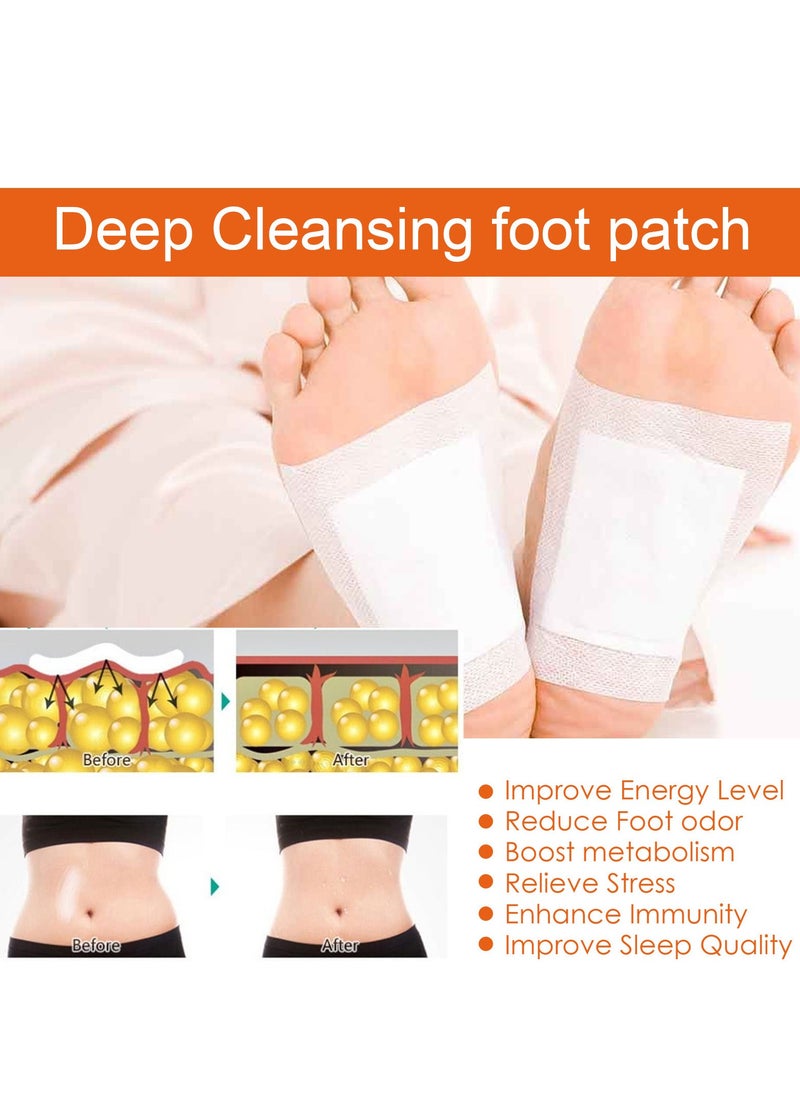 EELHOE Ginger Deep Cleansing Foot Patch relieves stress, improves sleep, foot care | Organic foot patch, bamboo vinegar and ginger powder ingredients  - Image 3
