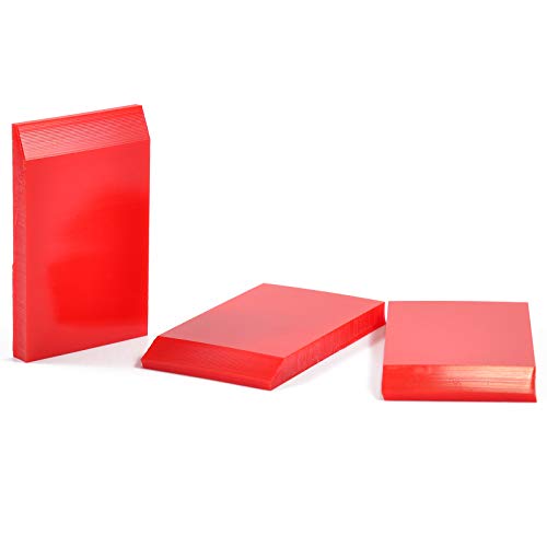 AHCHAY 1inch Rubber Extra Small Squeegee Flexible and Soft non scratching for Resin 3D Printing Cleanup Car Rear Glass Cleaning window tint films Pack of 3 - Image 5