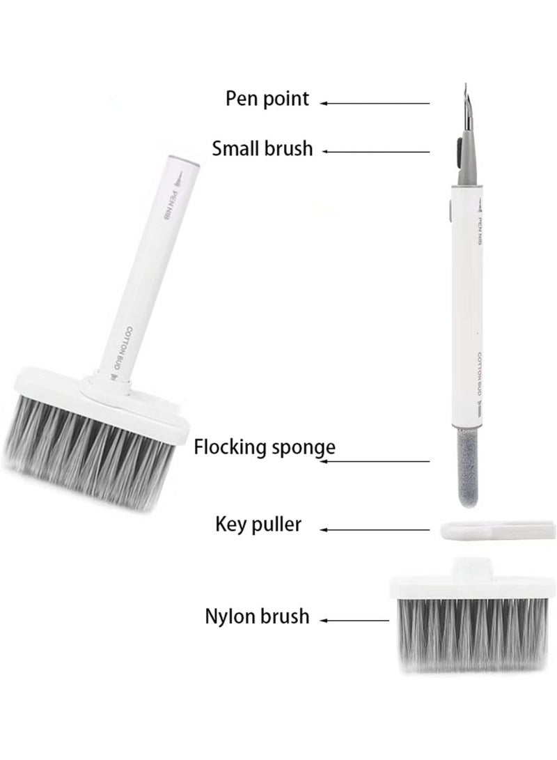 5 in 1 Keyboard Cleaning Brush Set Multi-function Soft Brush for Cleaning Computer Keyboards, Corners, and Keycaps with Puller for Computer, Laptop, and Bluetooth Earphones - Image 4